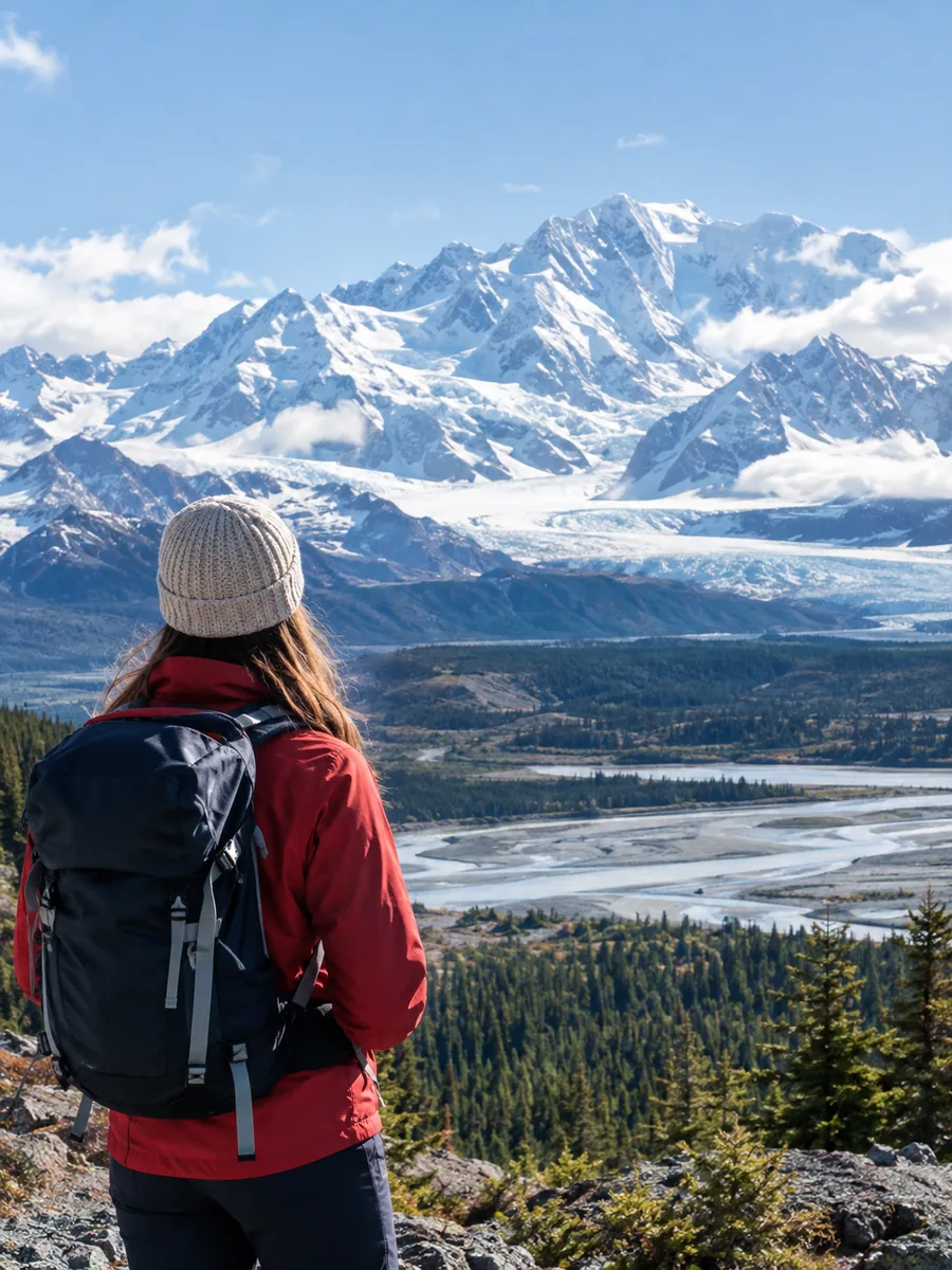 Aussicht im Denali National Park and Preserve
